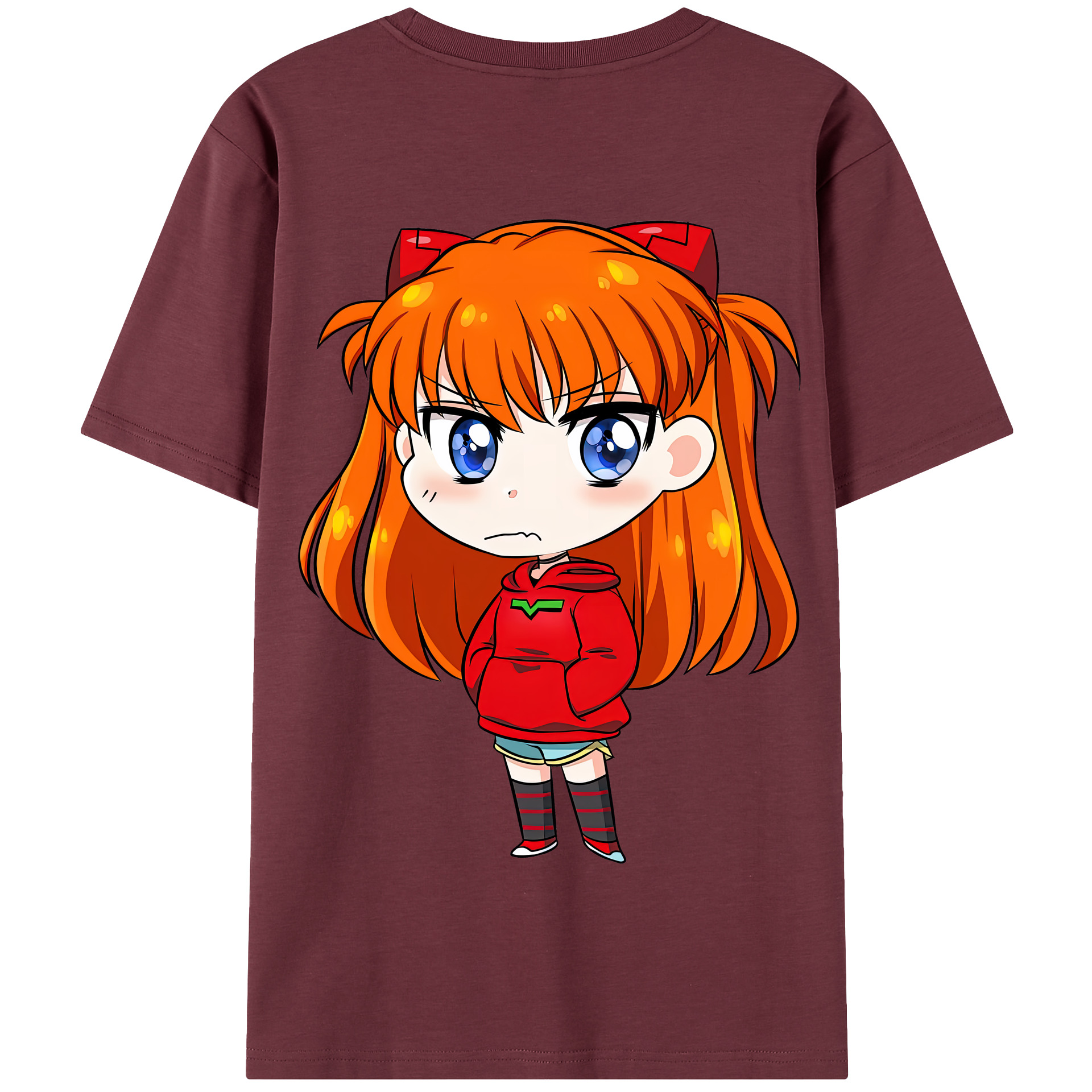 （画像用） EVA 新世紀エヴァンゲリオン 綿100％半袖Tシャツ（背面プリント）
